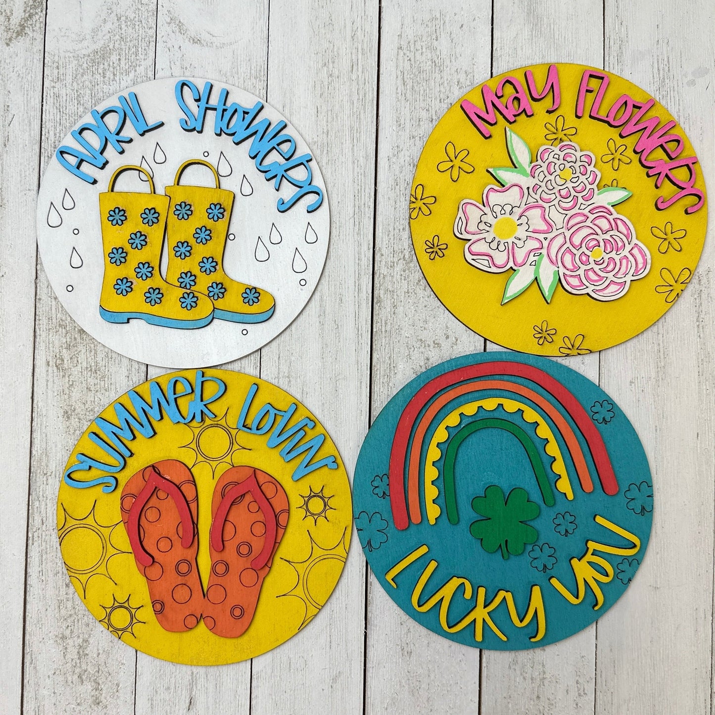 Home Sign with Vibrant Color Interchangeables