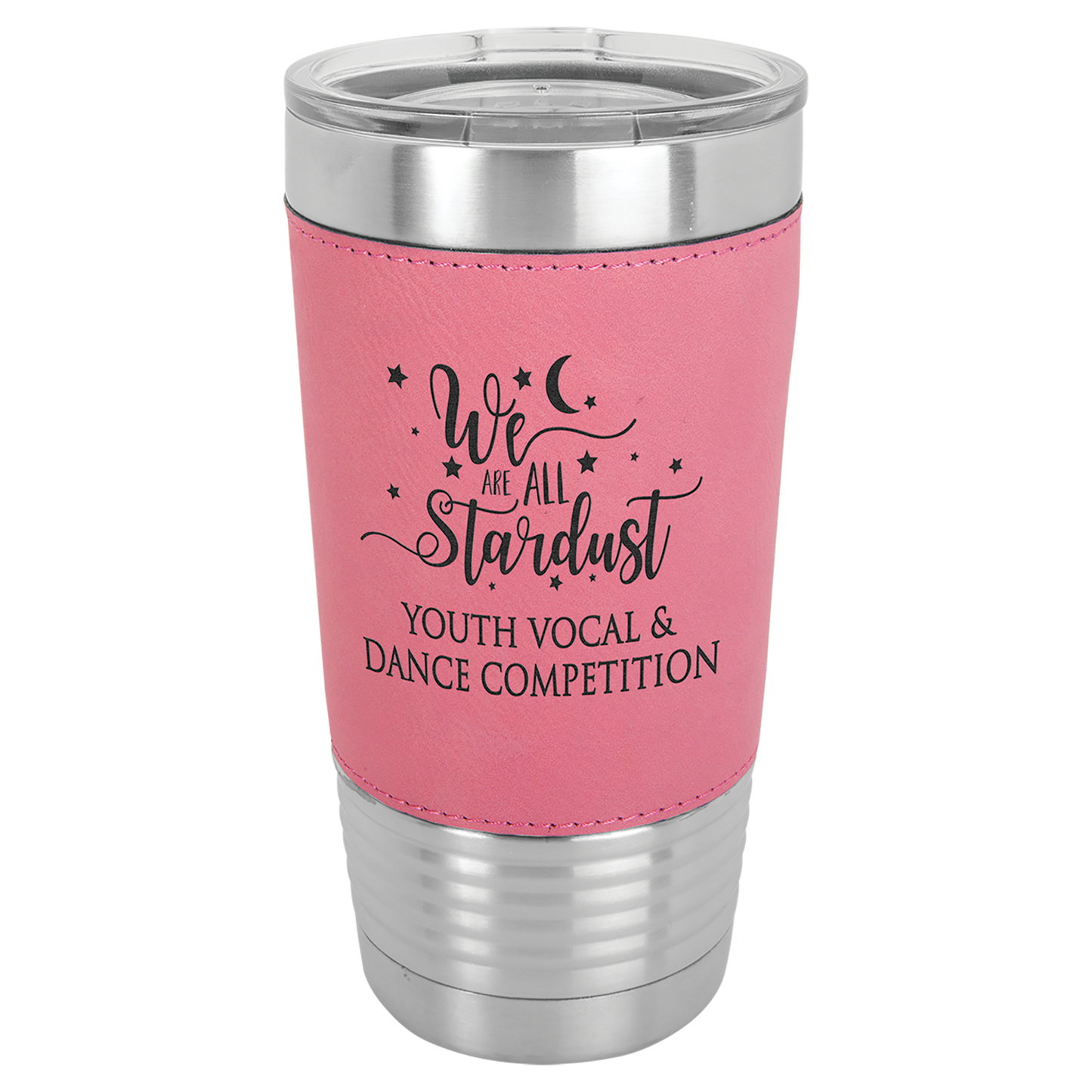 20 Oz Personalized Leather Wrapped Tumbler
