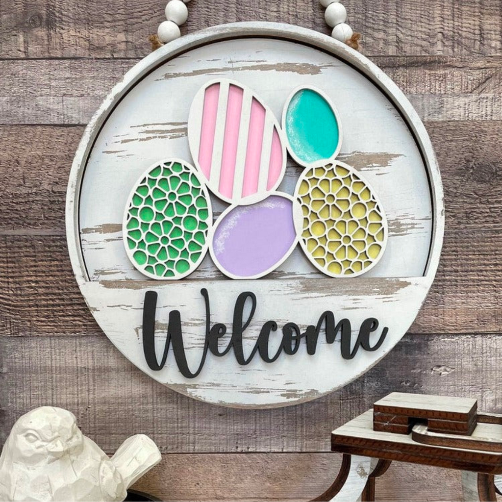 Slotted Welcome Sign Starter Bundle