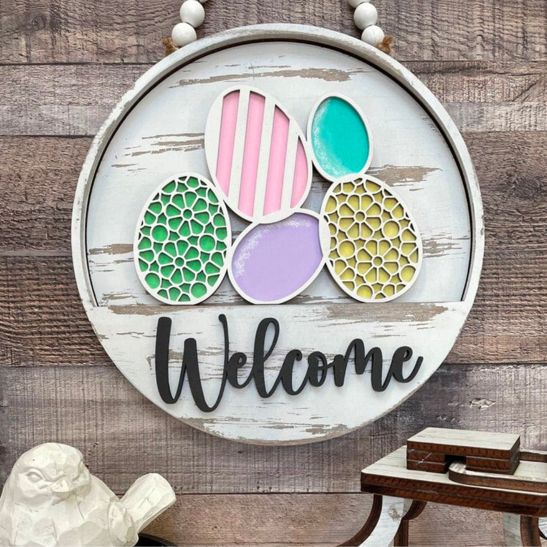 Slotted Welcome Sign Starter Bundle