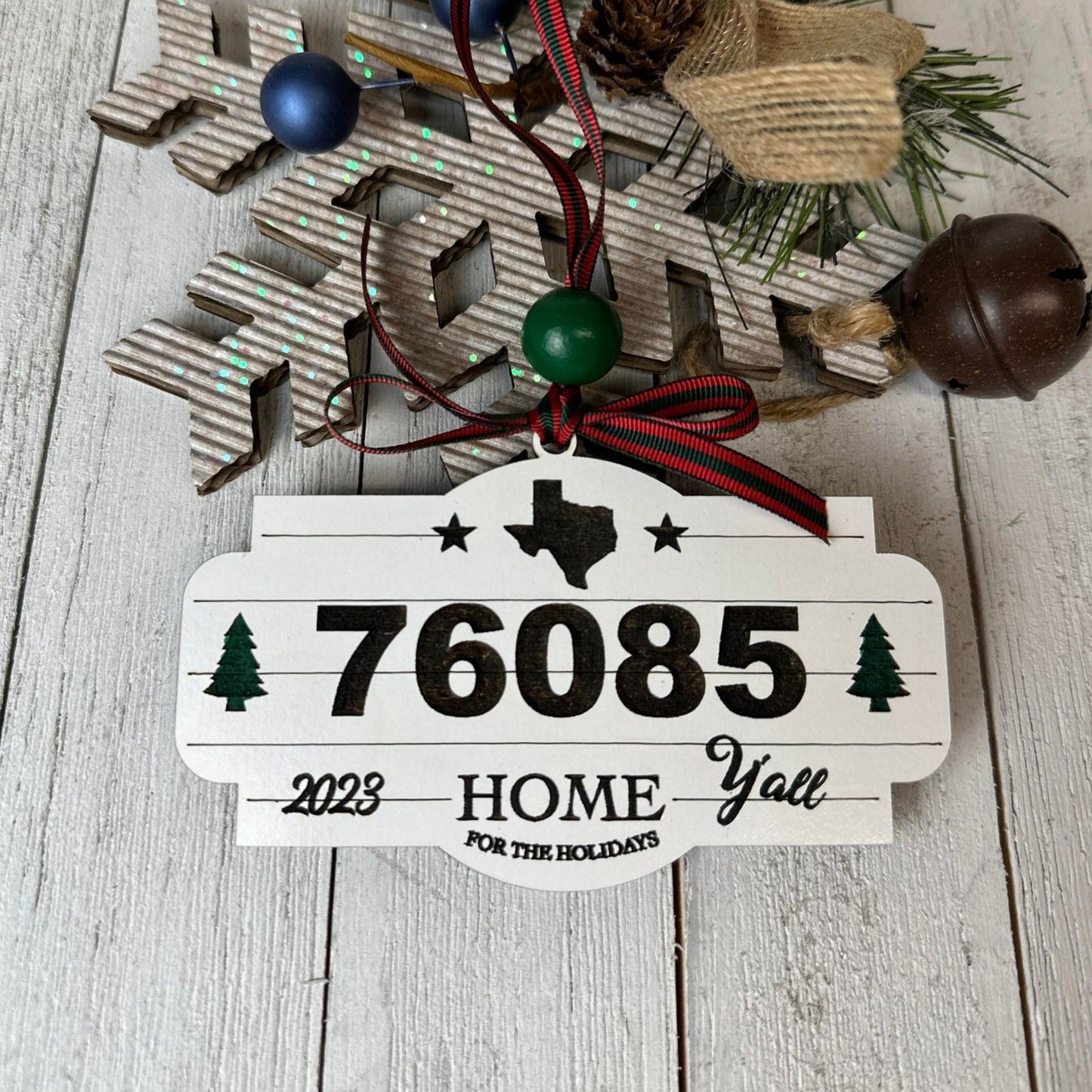 2023 Weatherford Texas ZipCode Christmas Ornaments