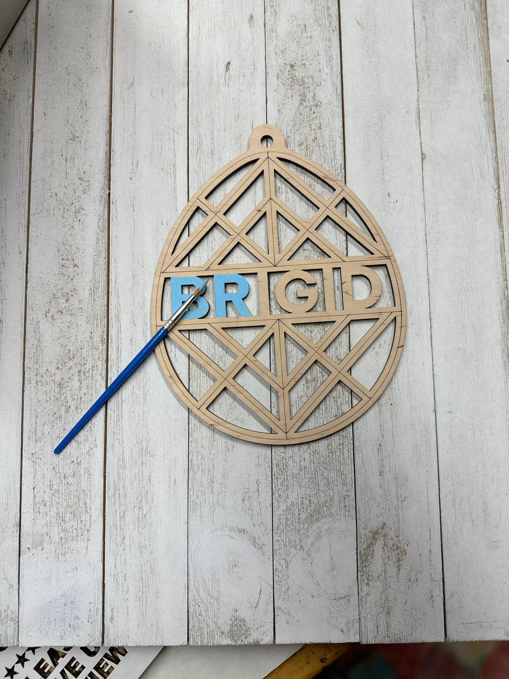 Paint Your Name Easter Egg