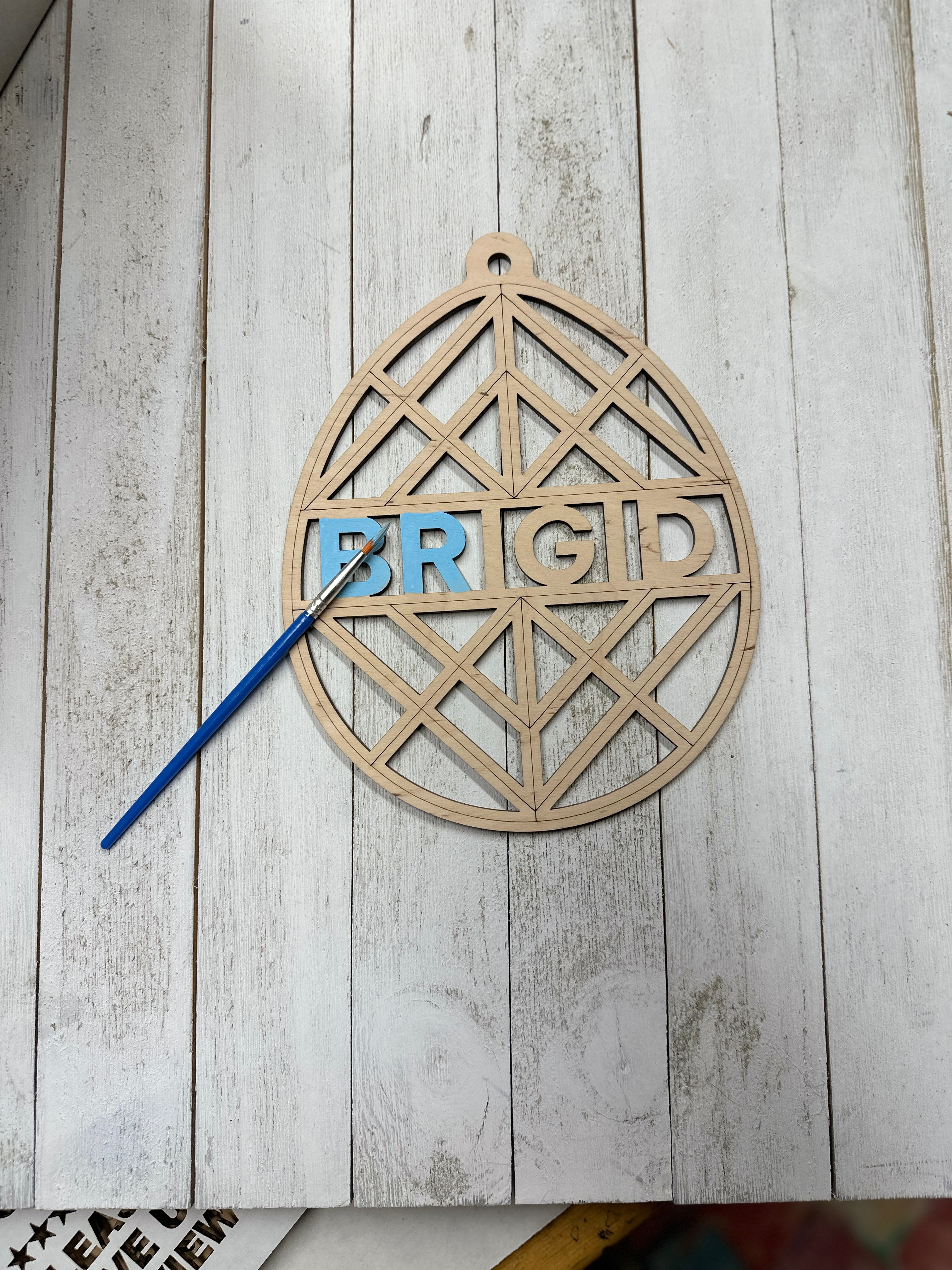 Paint Your Name Easter Egg