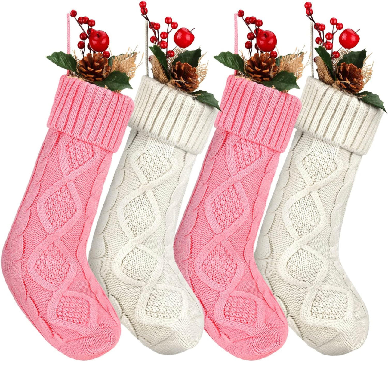 Personalized Knit Christmas Stocking