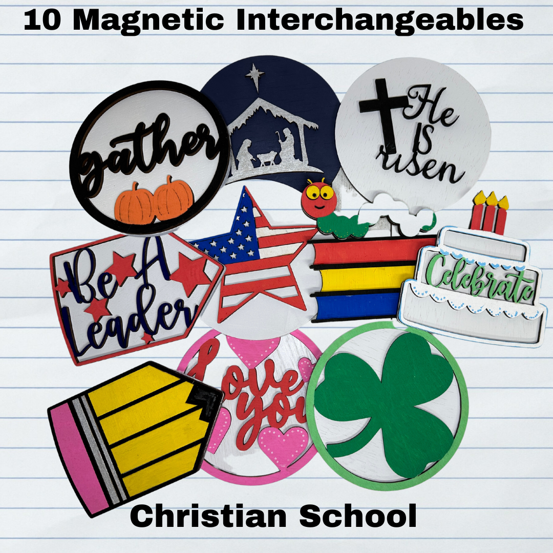 Classroom Sign with Interchangeables.