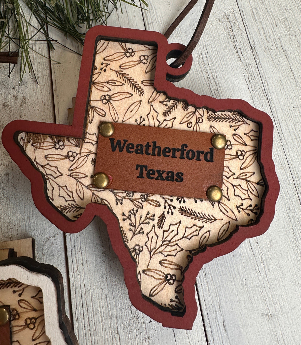 Weatherford Texas Ornament