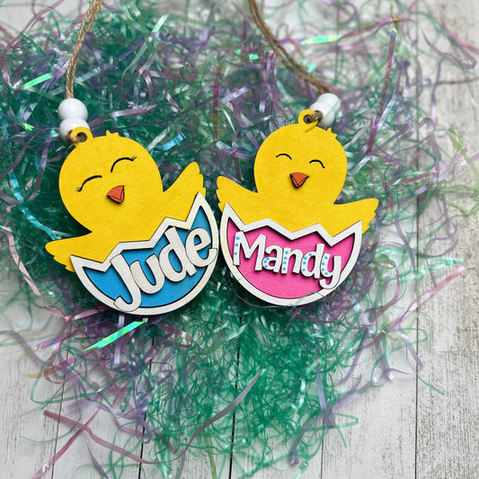 Baby Chicks Easter Tags