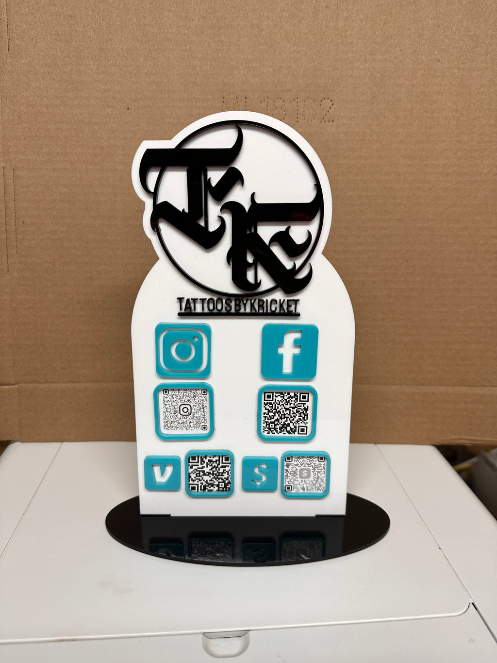 DEPOSIT for CUSTOM Social Media Sign