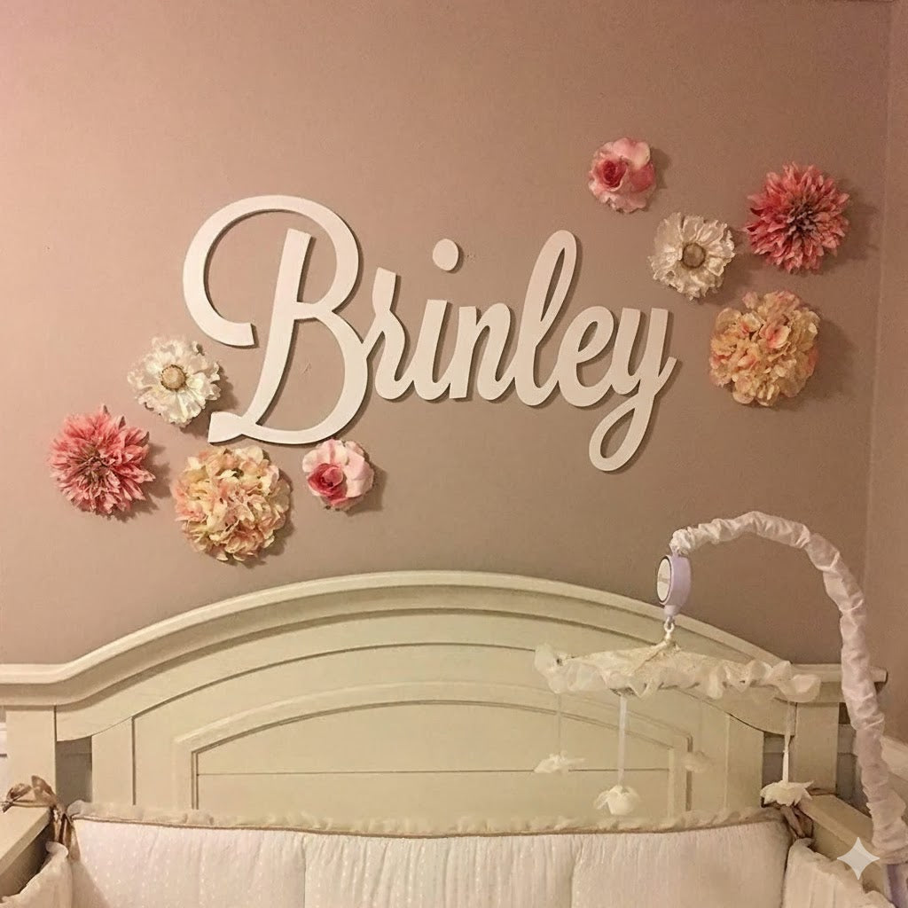 Custom Baby Name Wall Sign