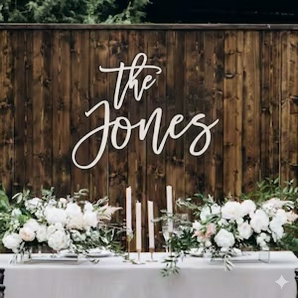 Large Name Signs for Events