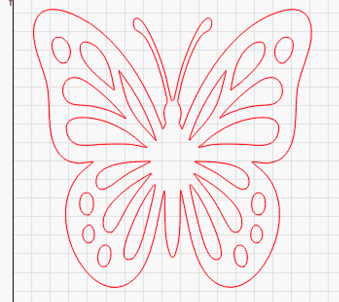 11 Inch Cut Out - Butterfly