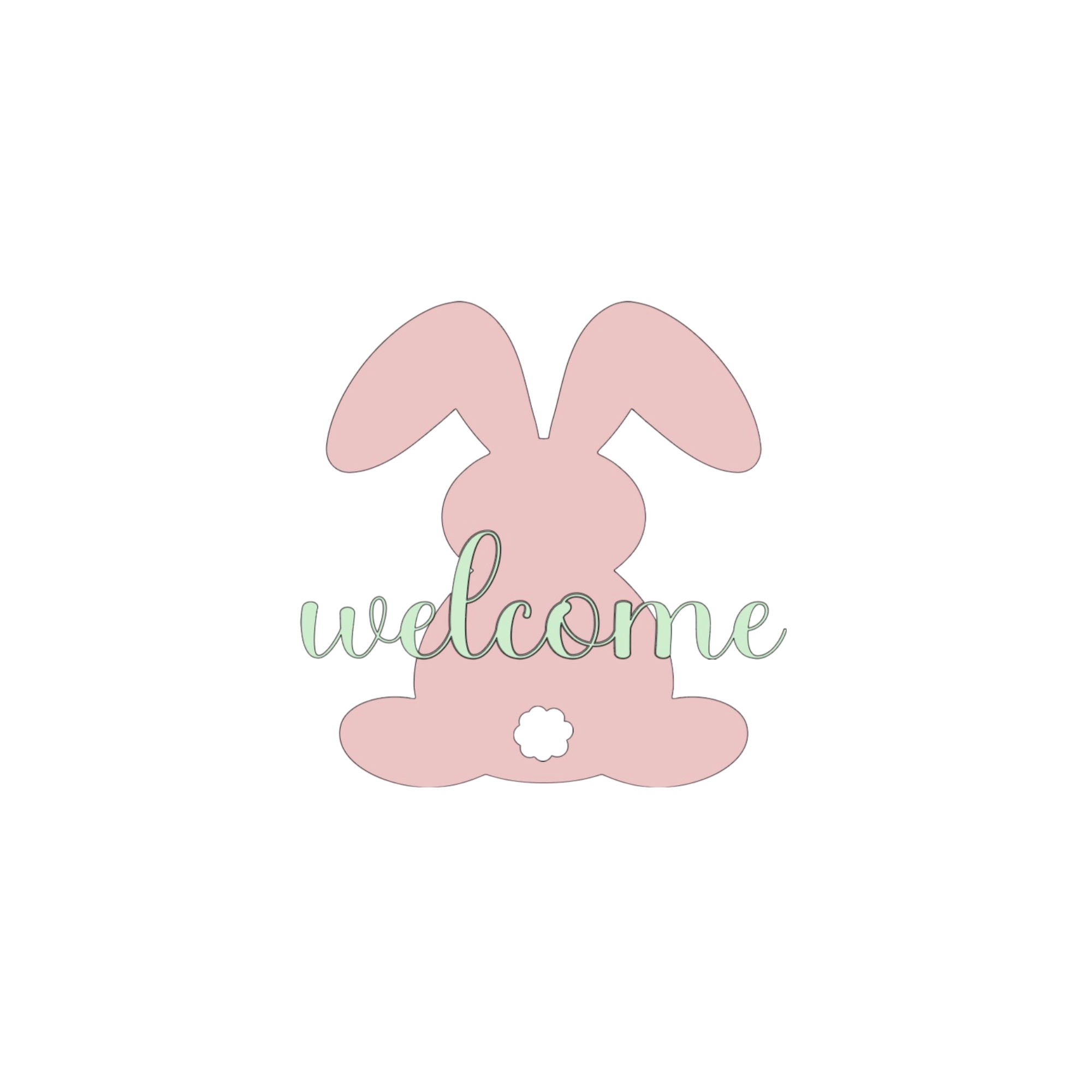 Bunny with Welcome