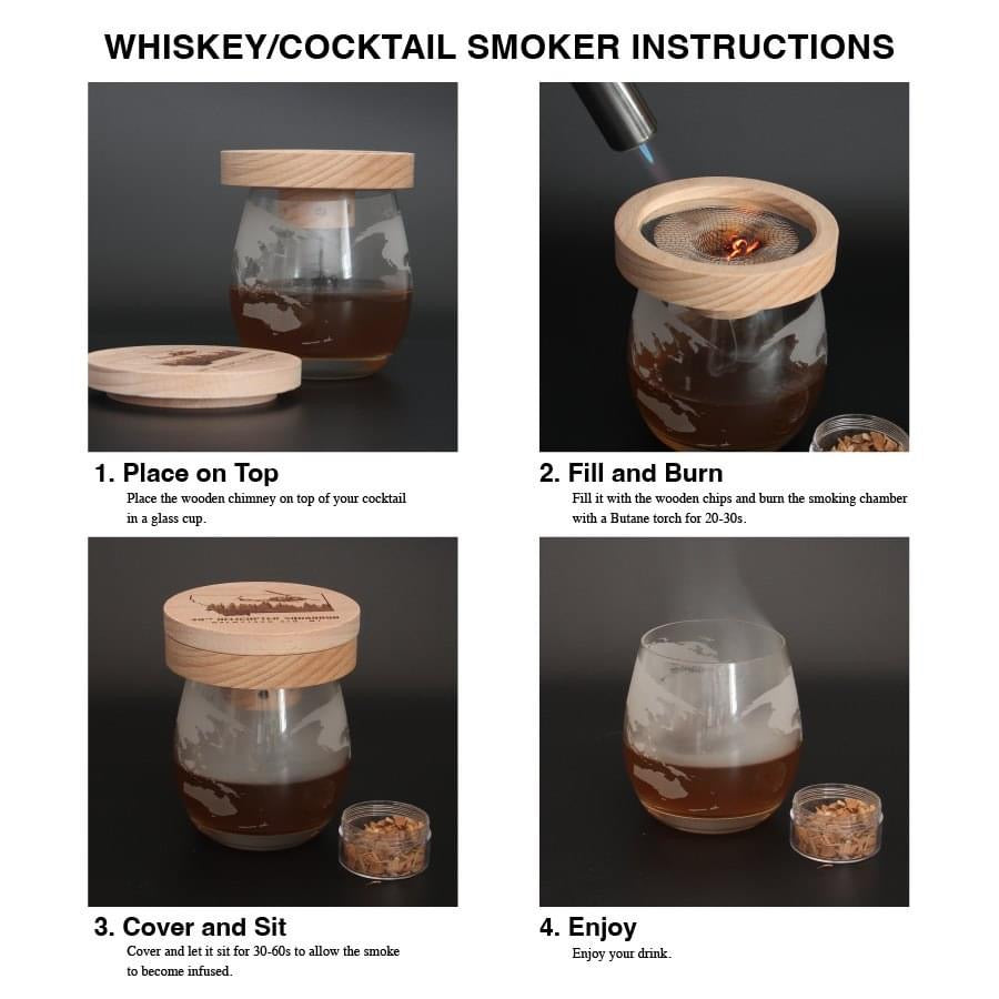 Custom Whiskey Smoker With your Own Design