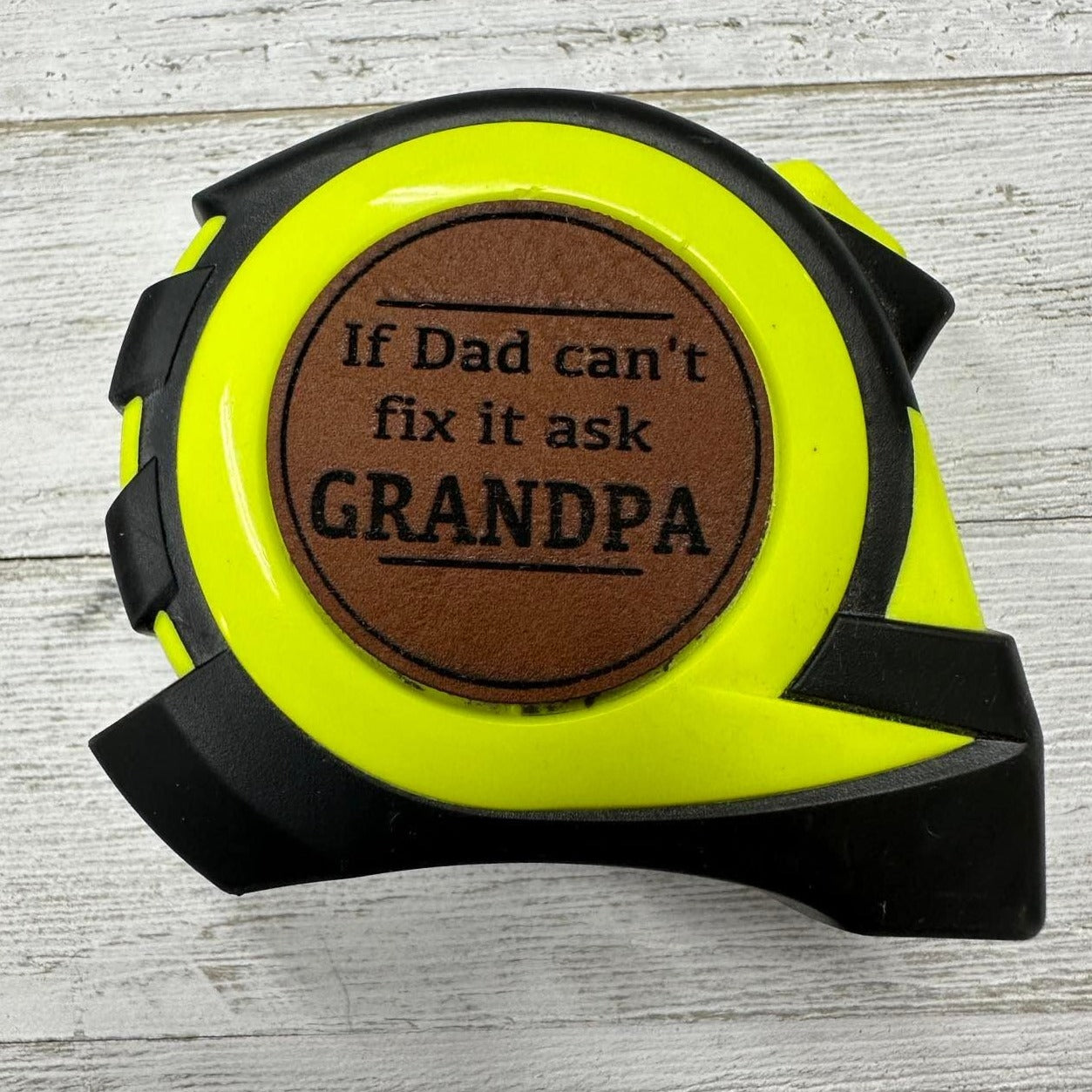 Leather Personalized Father's Day Tape Measure