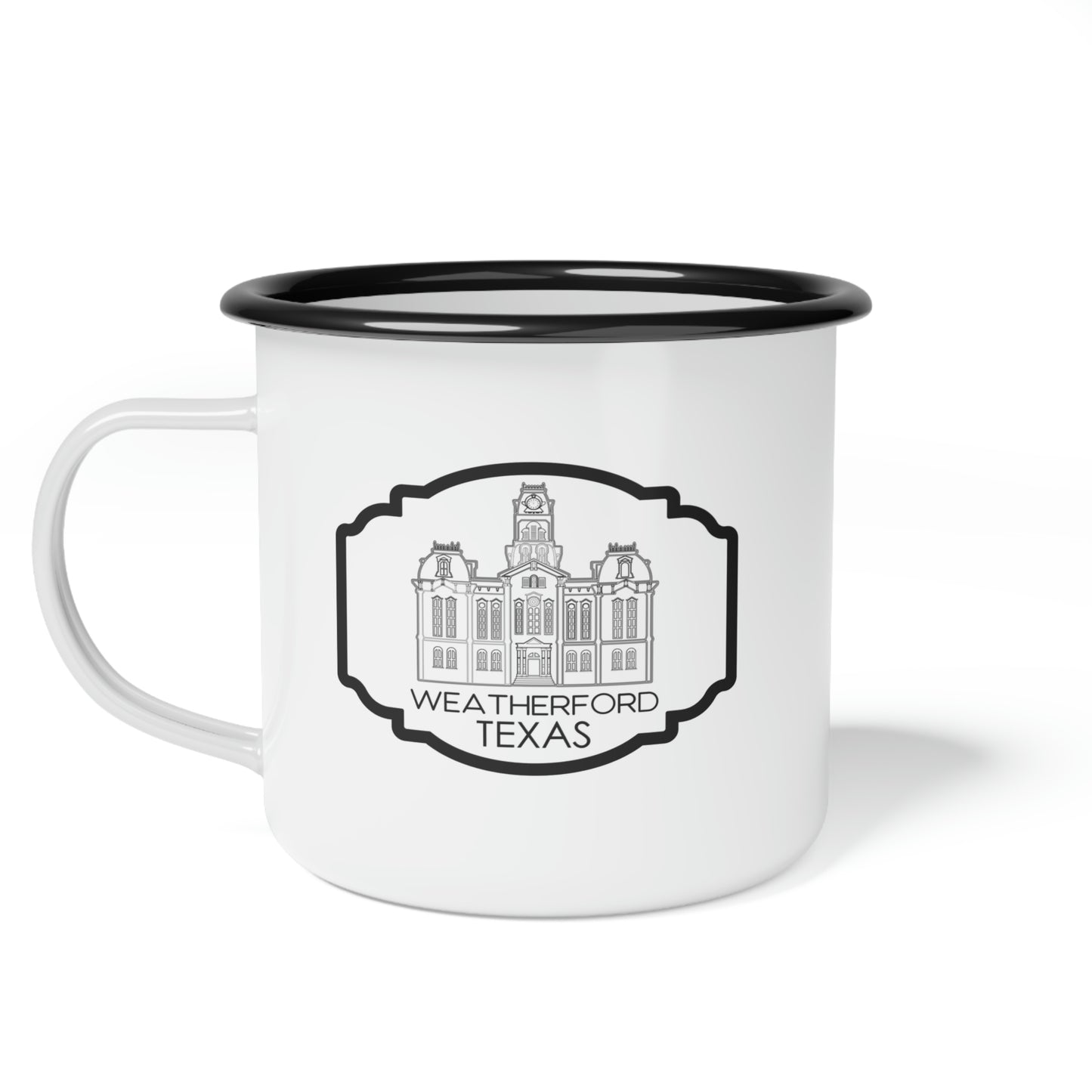 Parker County Courthouse Enamel Camp Cup