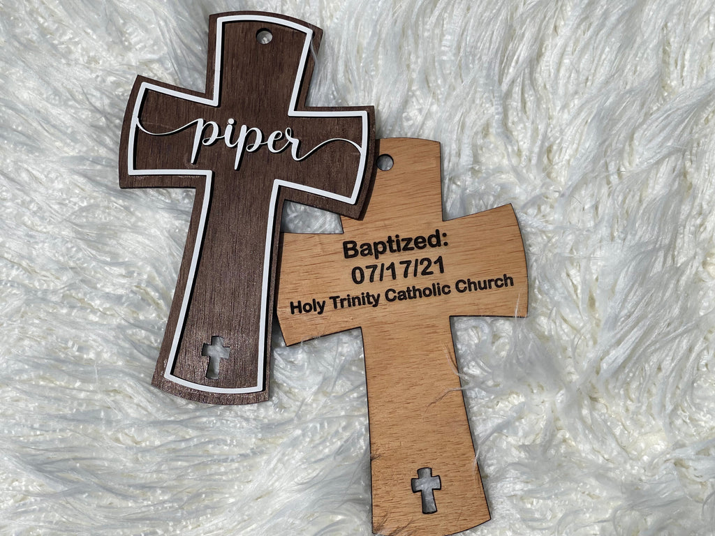 Personalized Cross for Baptism or other Special Occasions