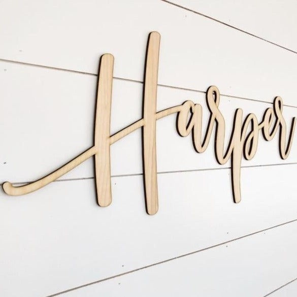 Custom Baby Name Wall Sign