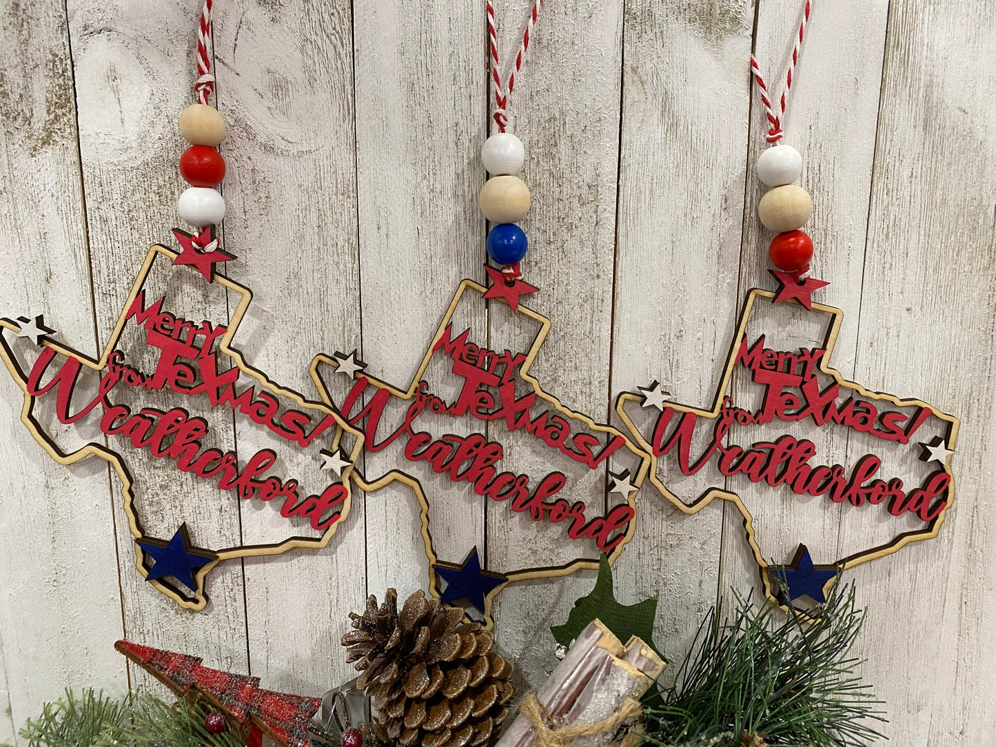 Merry teXmas from Weatherford Ornament