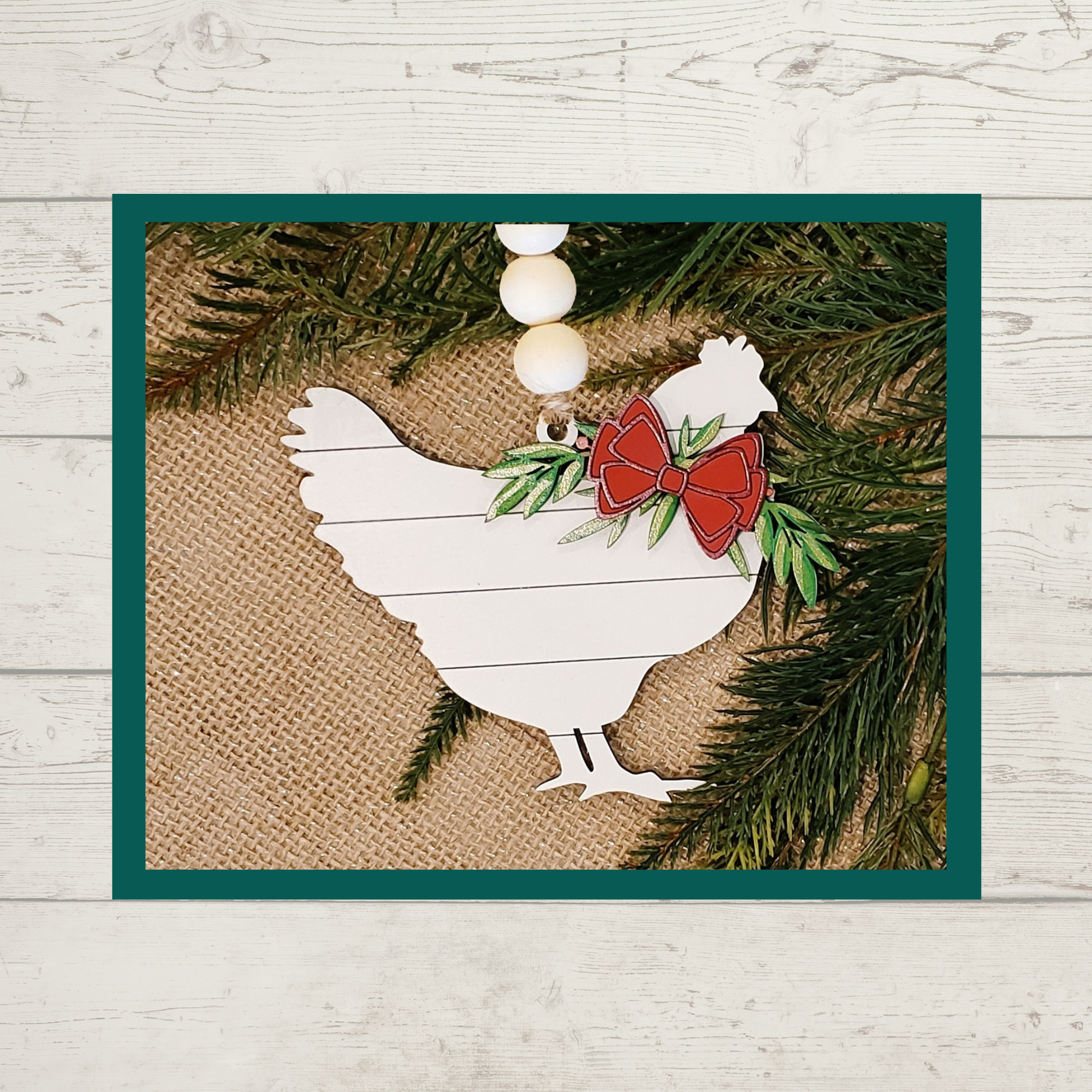 Shiplap Farm Animal Ornaments