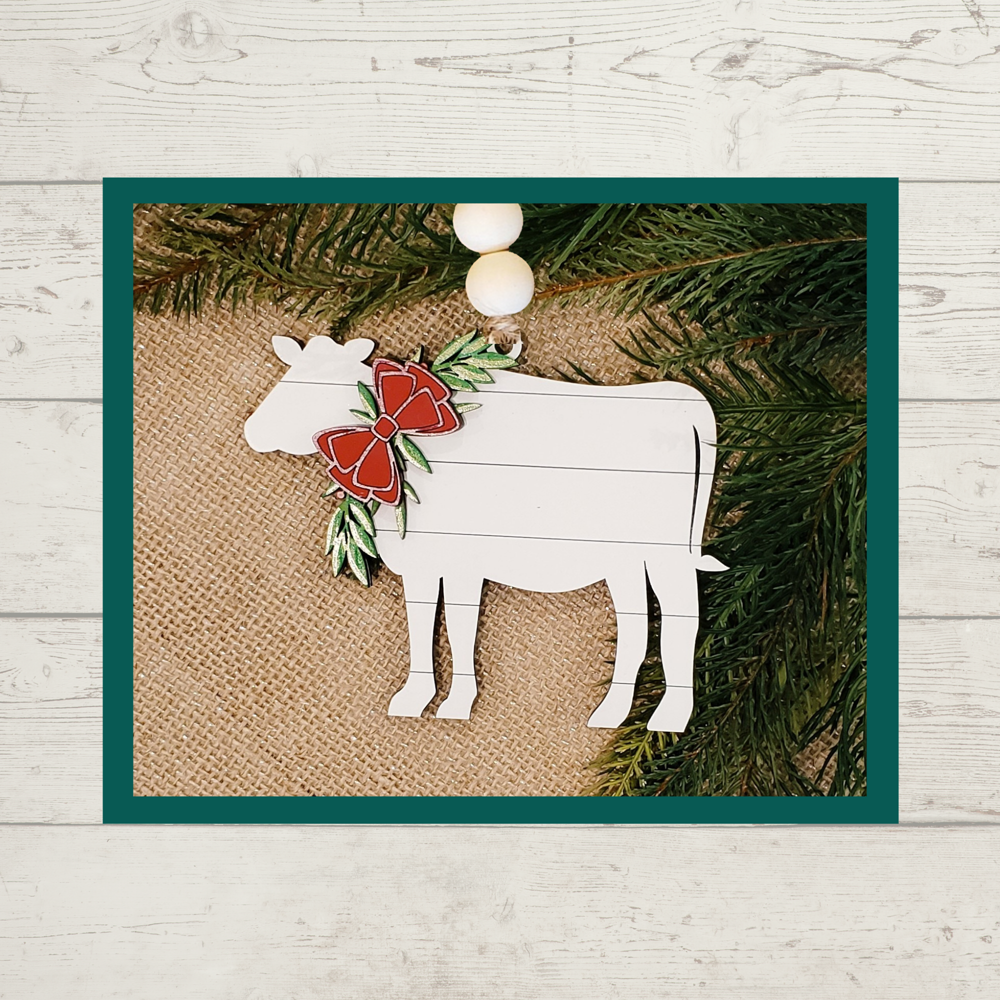 Shiplap Farm Animal Ornaments