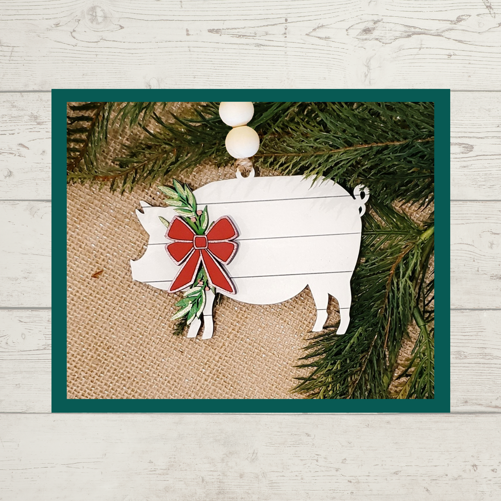 Shiplap Farm Animal Ornaments