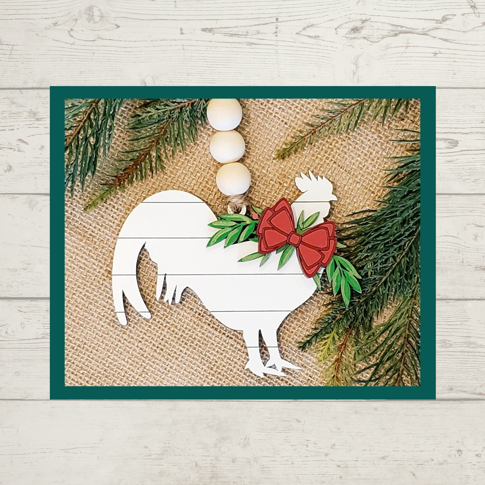 Shiplap Farm Animal Ornaments