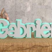 Double Layered Child's Name Wall Sign