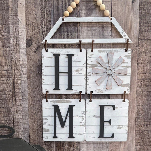 Farmhouse Tile Sign - Home