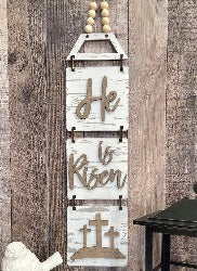 Farmhouse Tile Sign - HE IS RISEN