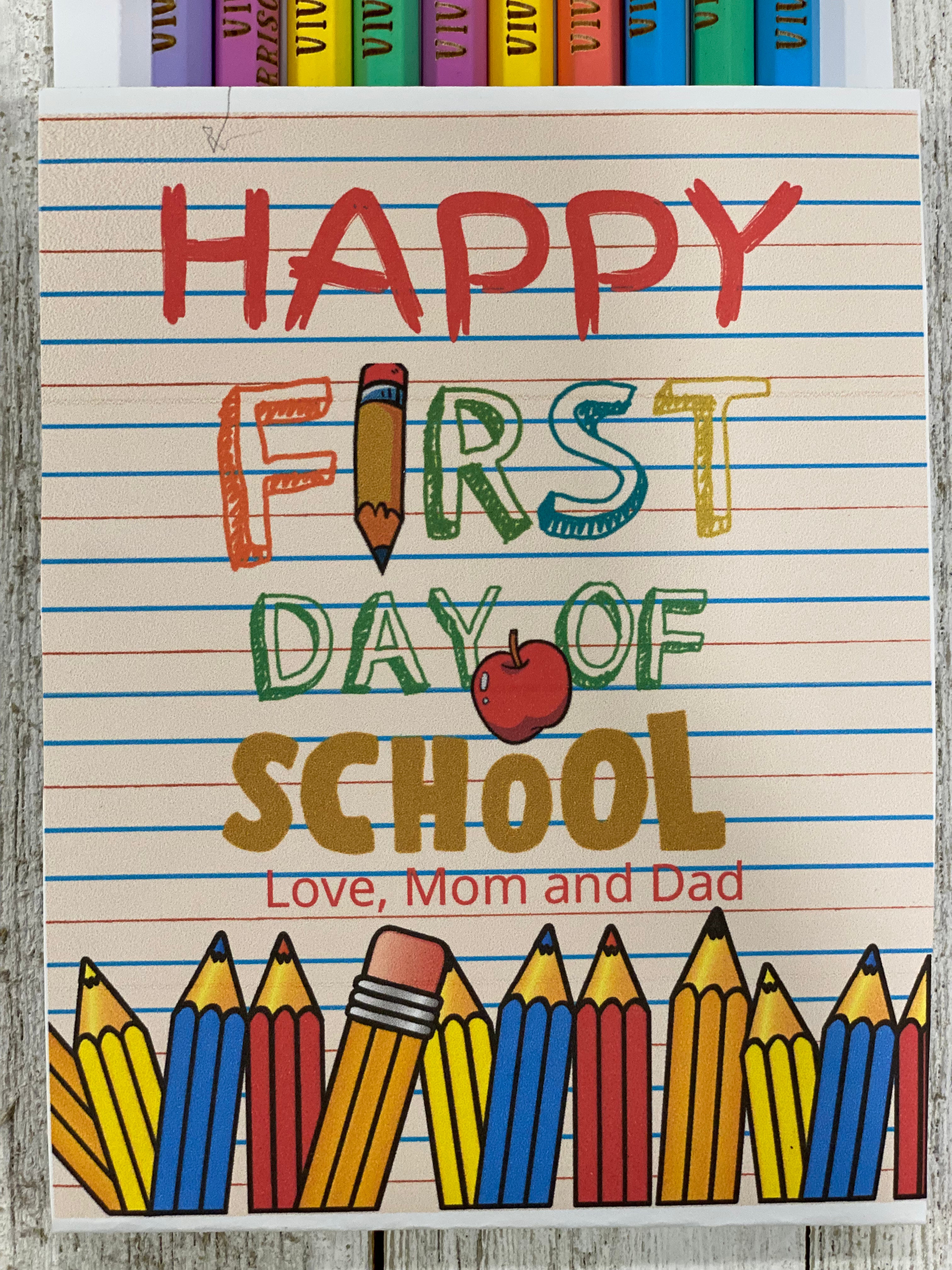 10 Personalized Wood Pencils