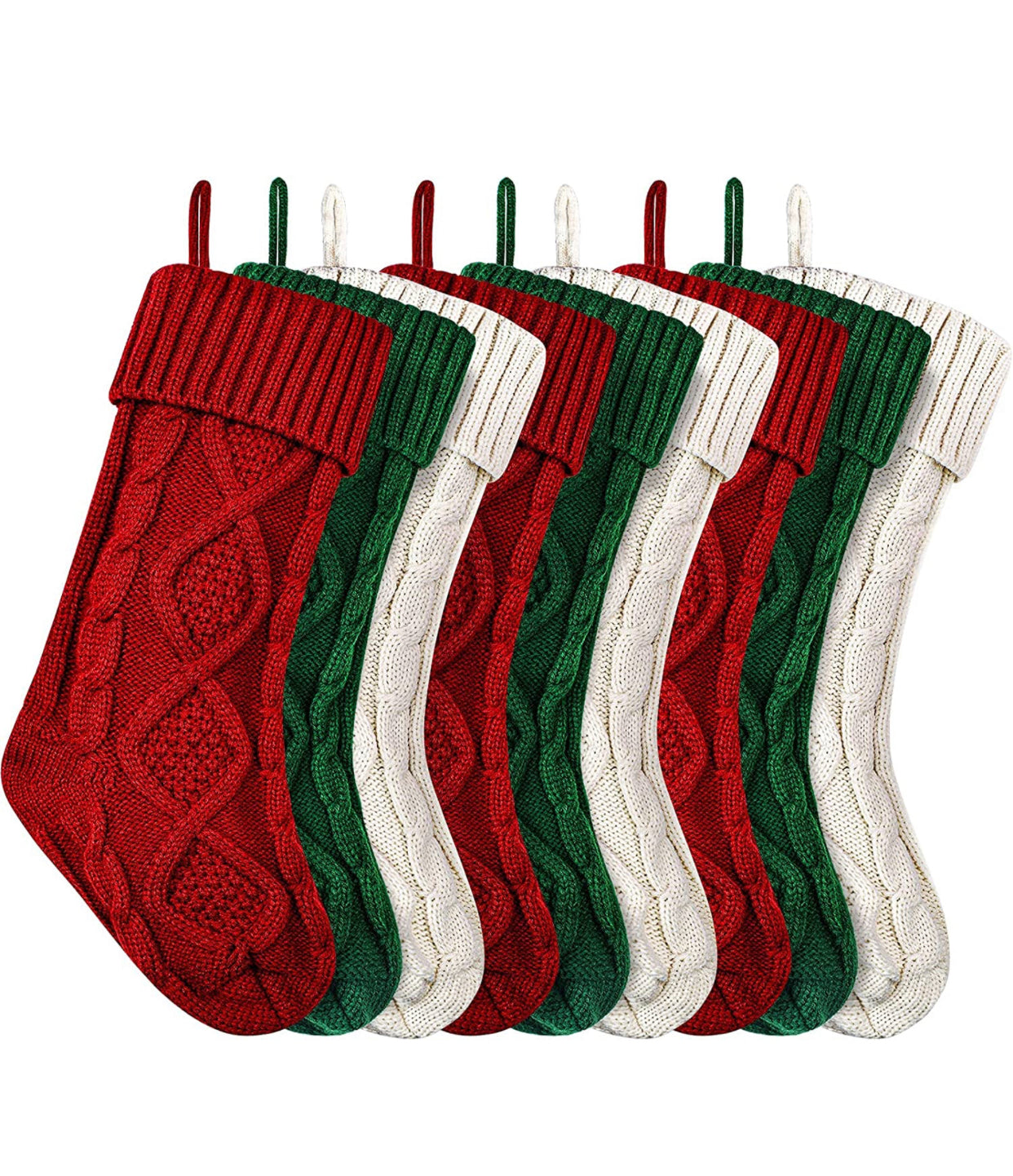 Personalized Knit Christmas Stocking