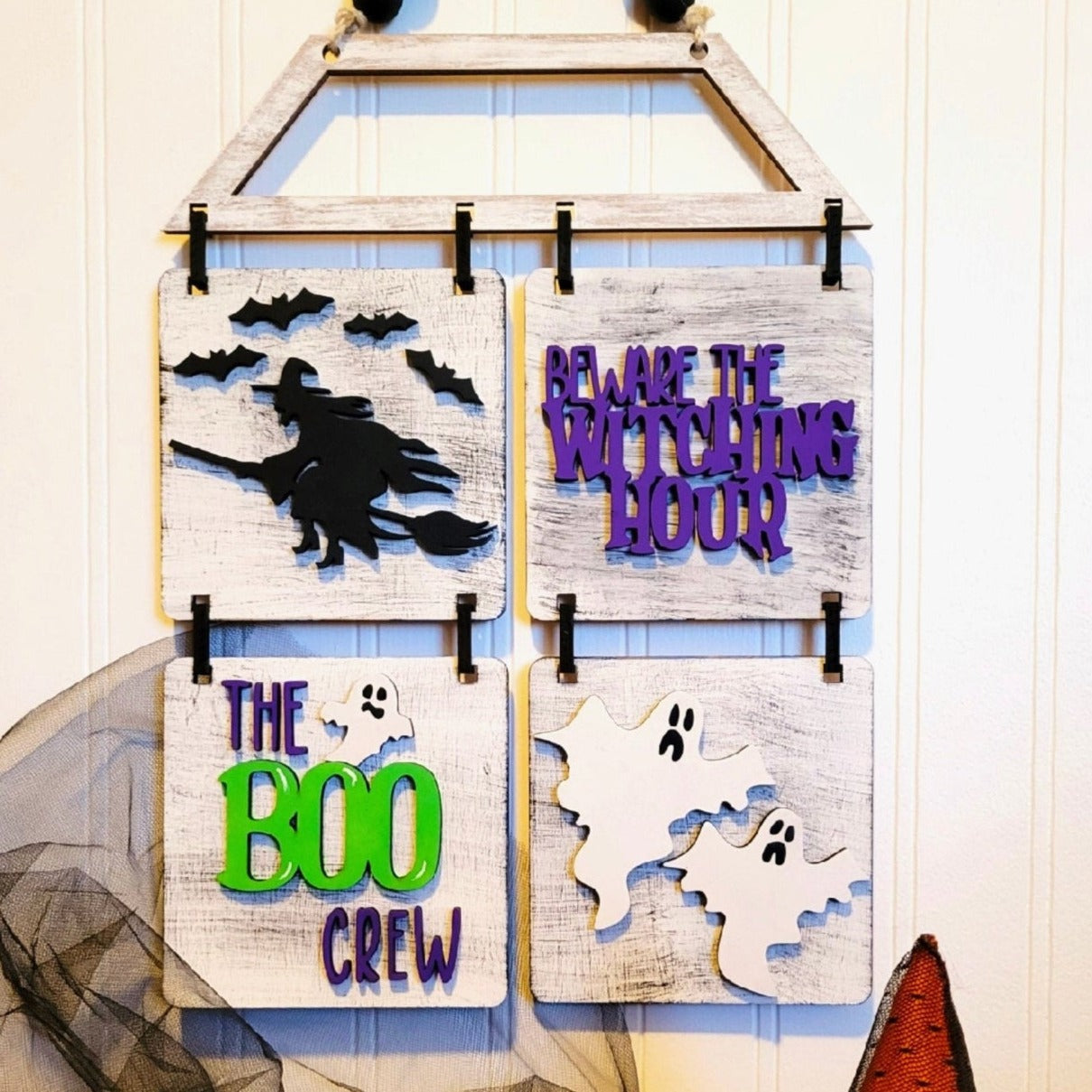 Farmhouse Tile Sign Halloween Tile Sign