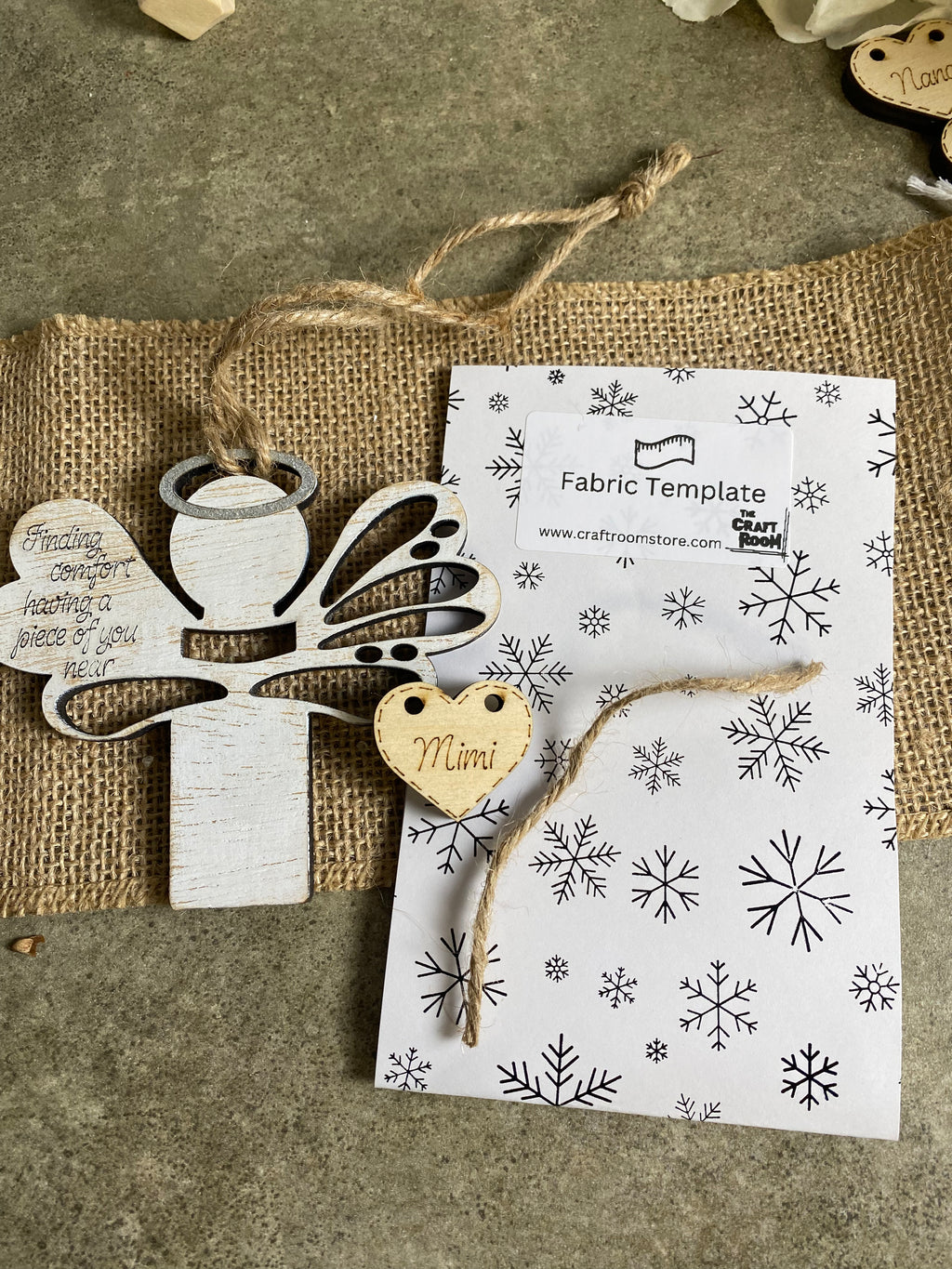 Angel Memorial Personalized Ornament Kit