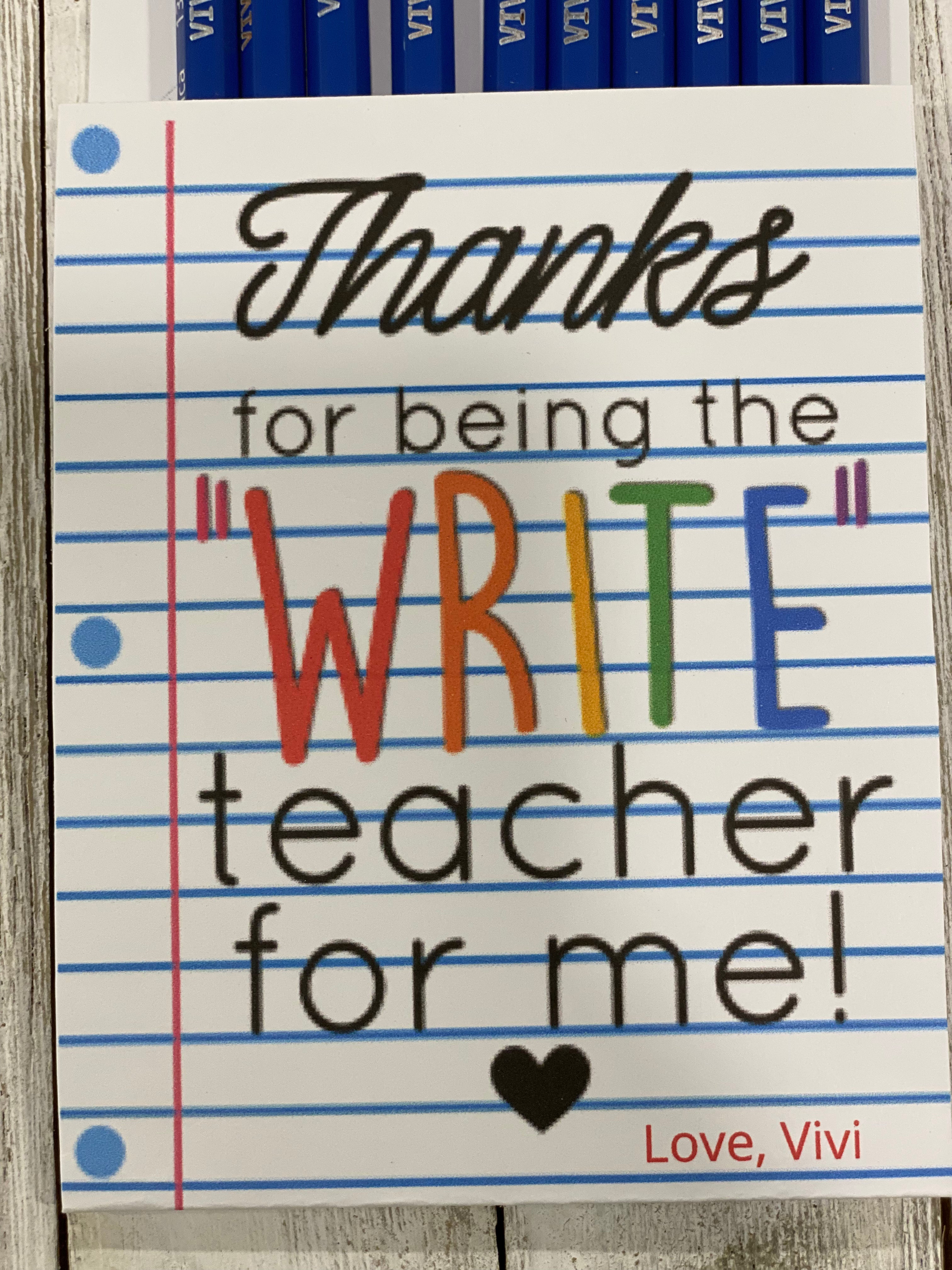 10 Personalized Wood Pencils