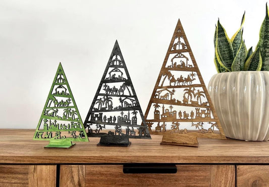 Nativity Christmas Tree