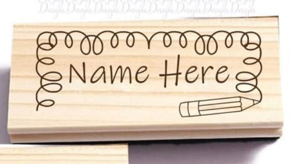 Eraser Personalized Teacher Gift