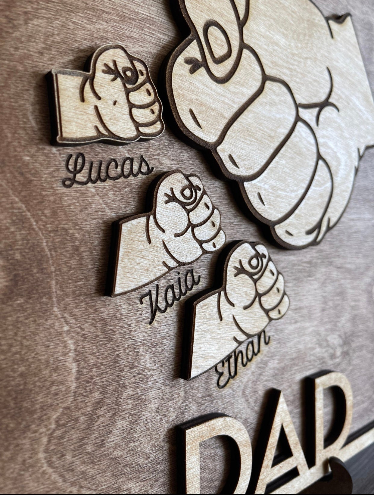 Fist Bump Fathers Day sign
