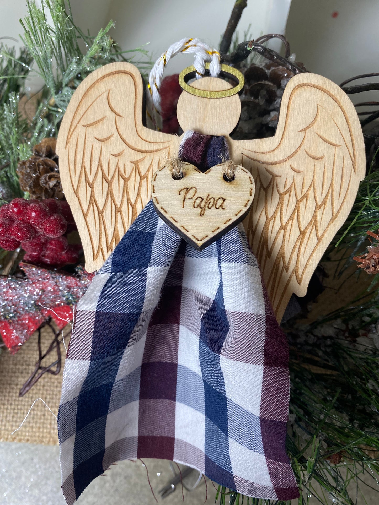 Angel Memorial Personalized Ornament Kit