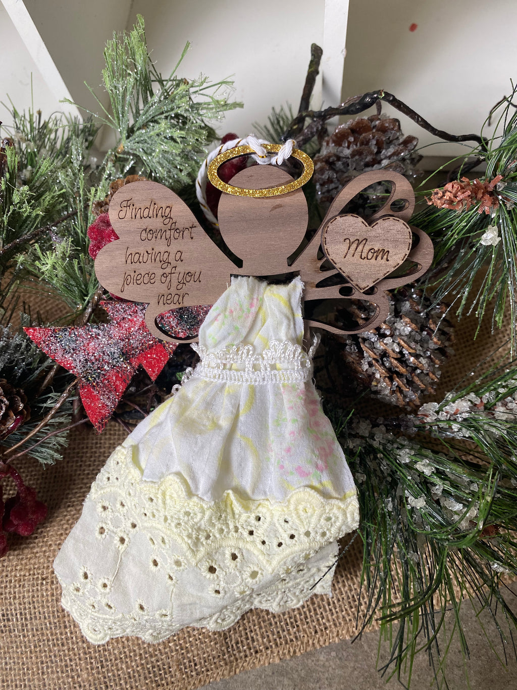 Angel Memorial Personalized Ornament Kit