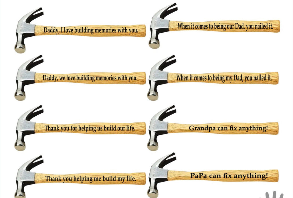 Personalized Engraved Hammer