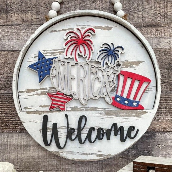 4th of July America Welcome Slotted Theme